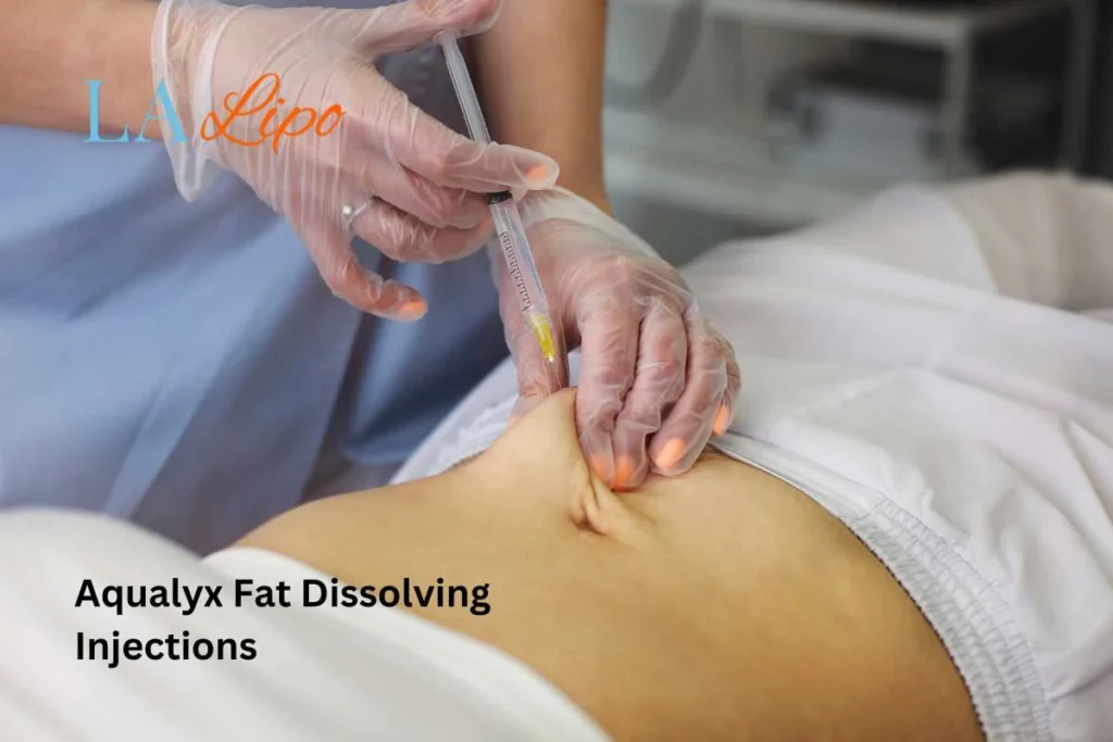 woman having fat dissolving injections Essex in the stomach