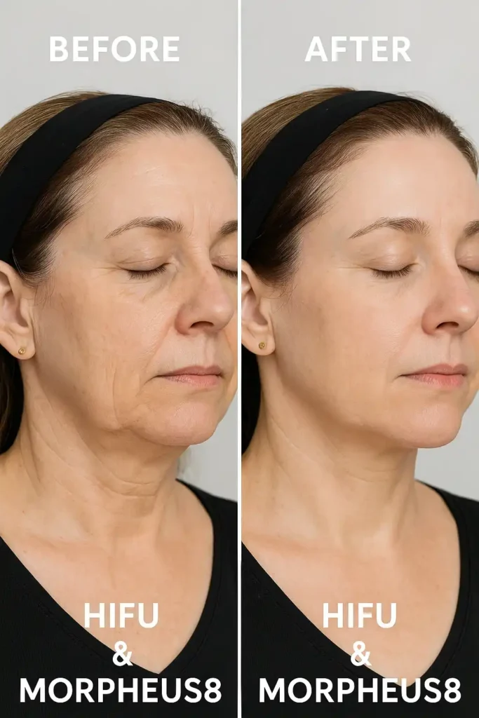 HIFU & Morpheus8 treatment results Essex - book in today!