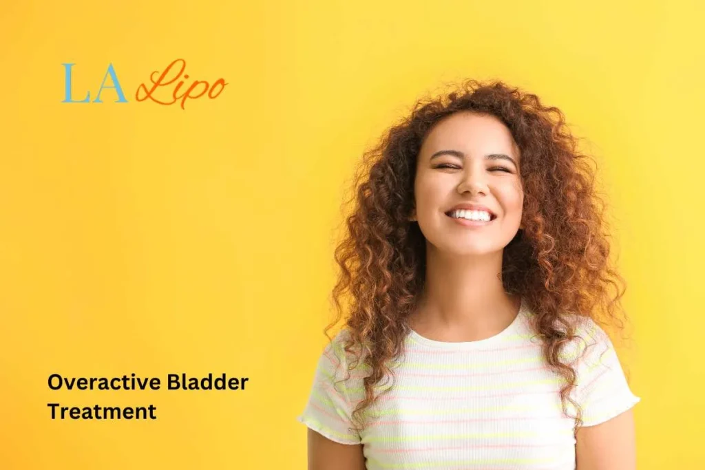 woman smiling about overactive bladder treatment Essex solutions